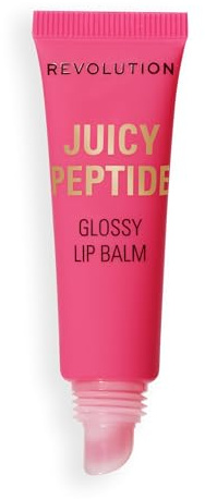 Revolution Juicy Peptide Lip Balm, Balsamo Labbra Idratante con Peptidi, Squalano e Vitamina E, Vegano e Cruelty-Free, 8ml, Guava Rum Punch Coral