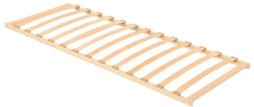 vidaXL Bett-Lattenrost Braun 70 x 190 cm Massivholz Buche, Stylisches Bettgestell, modernes Design, langlebiges Buchenholz, unterstützende Latten, Coole Schlafzimmer-Optik