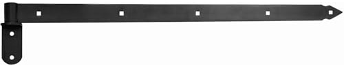TOP TOOLS Ladenband mit Kloben, 1000 x 50 x 6 mm, 18 mm Dornstärke Schwarz Lackiert
