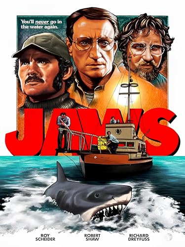 Jaws Cinematic Wall Art Poster cm 30x40