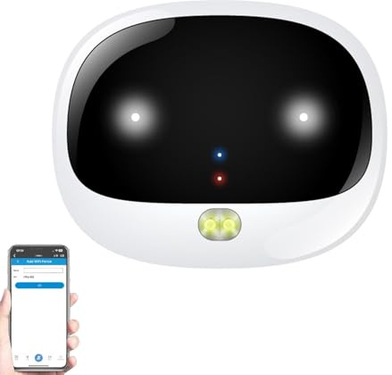 Kabelloses Hundezaunhalsband mit Echtzeit-Tracking, wasserdichtem Locator, intelligentem LED-Licht und Alarm bei niedrigem Batteriestand für kleine bis mittelgroße Hunde