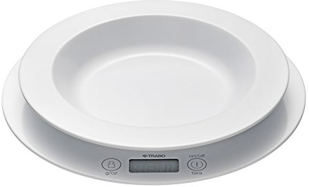 Trabo I Piatti küchenwaage, Kunststoff, Weiß
