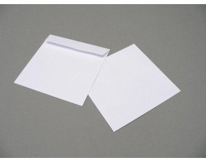 Briefumschläge 155x155mm 100g/qm haftklebend VE=100 Stück weiß