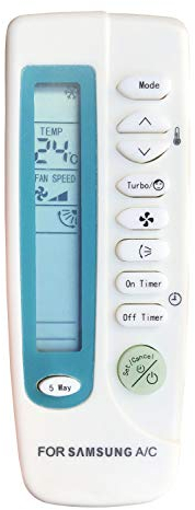 wellclima Telecomando per condizionatori Samsung Serie ARH Arc climatizzatori, Pompa di Calore e Inverter