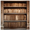 Bilderwelten Holzoptik Fototapete Holzwand inkl. Kleister 192x192cm - Vliestapete Made in Germany - Fototapete Holz Schlafzimmer - 3D Tapete Holzoptik - Wandtapete Holzoptik Wohnzimmer Flur T_1040