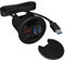 ICY BOX 60124 USB Tisch Hub zum Einbau, 60 mm, USB 3 Hub, USB-C, Ladefunktion, Kartenleser, Display mit Netzteil
