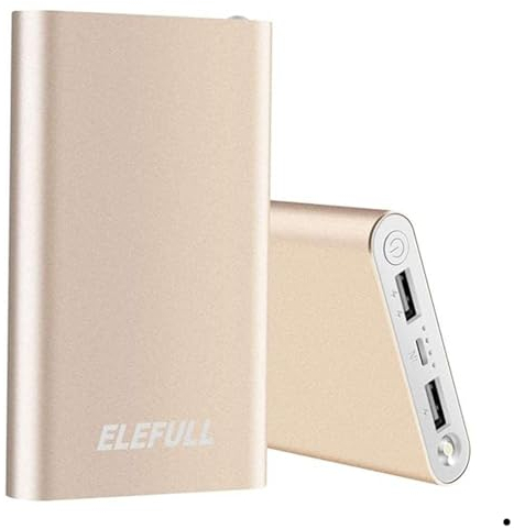 Power Bank 10000mAh Portable Charger Metal shell LED lighting for Smartphone, Smartwatch,Tablet, Camera
