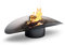 höfats - ELLIPSE Feuerschale - funktionale Feuerstelle und Grill - für Terrasse und Garten - Corten-Stahl mit Rost-Optik