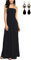carinacoco Femmes Bohème Longue Maxi Robe de Plage Robes Bustier Été Floral Imprimé sans Bretelle Robe,Noir,M