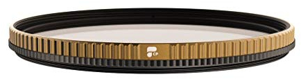PolarPro - Quartzline CPol - 77 mm - Neutralidad de Color Marco de latón - Revestimiento Resistente a los arañazos, oleofóbico/hidrofóbico - Serie Cinema - Filtro polarizador
