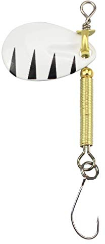 Fishing Tackle Max Unisex – Erwachsene 10C5200441C10 FTM Tornad-Spinner Forellenspinner-Forellenköder, Gewicht/Farbe:2.3g / Zebra, Bunt, Normal