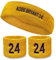 COUVER Basketball-Stern-Armband mit violettfarbenen und violetten Zahlen 24, 6,3 cm, 1 Stück