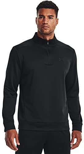 UA Armour Fleece 1/4 Zip - Black / / Black - MD