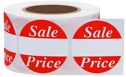 Hycodest Sale Stickers Runde Etiketten Werbeetiketten Kreis Etikett Verkaufspreis 500 Aufkleber 3,8 cm (Sale price)