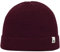 Sterkowski Kingfish Strickmütze | Merinowolle und Recyceltem Kaschmir Beanie für Herren und Frauen | Rippenrand Still Wintermütze Herren Beanie Mütze Herren Fisherman Beanie 54-62 cm Rot/Braun
