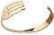 Mode kreatives Design Titan Stahl gebogen Besteck Gabel Ärmel Armband Herren Damen Persönlichkeit Freizeit Schmuck Geschenke