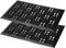 Gummimatte außenbereich Türvorleger 45x75 cm 2er Set - Dynamic Outdoor Türmatte Gummi Fußmatte außen rutschfest und robust - Fußabtreter aussen - Höhe: 14mm