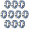 Wisyurt 20 STÜCKE 6700- Hochwertige 6700 10X15X4Mm Miniaturdichtung Rillenkugellager, Blau