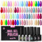 UR SUGAR UV Nagellack Set, 36 Stück Nagellack Gel Nagellacks Neon Macaroon Pastell Farbgel Nude Rosa Gelnägel für Nagelstudio Design Starter Maniküre Geschenkset