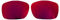 Remplacement oakley TwoFace OO9189/1,5 mm polarisé/facile à installer (dark red)
