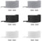 RISVOWO 6 pares de cordones elásticos para zapatos, cordones sin nudo de metal para todos los adultos y niños, sin cordones de goma elástica para zapatillas de deporte, zapatos de correr, zapatos