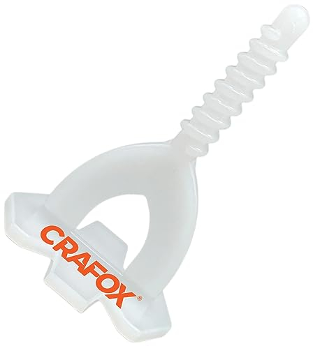 CRAFOX® Croisillons Carrelage Autonivelant 3mm | 500 Clips | Pose Facile & Précise | Espacement Régulier | Idéal pour Carrelage Sol & Mur | Système de Nivellement à Visse Professionnel