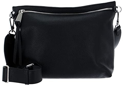 Abro Leather Adria Crossbody Bag Linna Black/Nickel