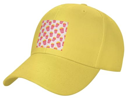 Baseball Cap Popcorn Baseballmütze Unisex Golf Caps Mode Trucker Hut Für Outdoor Running Reisen