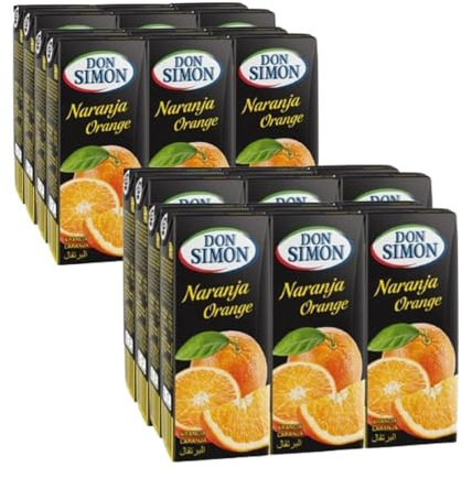 UBOON - Zumo de Naranja - Pack de 24 Botellas x 200 ml
