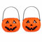 KONG JIMFAN 2 Stück Halloween Kürbiseimer Hexenkessel Süßes Oder Saures-Eimer Süßigkeiten-Behälter Halloween Kürbis Eimer Mit Griffen Eimer Für Die Party Halloween Deko(2 Stück Halloween Kürbiseimer)