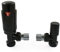 Thermostatic Radiator Valve Angled TRV – Style (All Black)