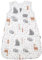 TupTam Schlafsack Baby 2.5 TOG – Atmungsaktiver Ganzjahresschlafsack für Kinder, OEKO-TEX zertifiziert, Farbe: Wilde Tiere, Größe: 56-62