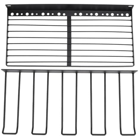 NOENNULL 2 Layer Drill Holder Wall Mount, Thickened Drill Rack, Power Tool Organizer Storage Rack, Wall Mount Electric Drill Storage Rack Heavy Duty Drill Organizer for Garage Workshop