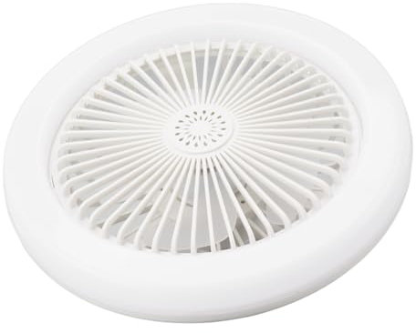 Marhynchus Light Socket Fan, 10 Inch Ceiling Fan with Light for Small Rooms, 360° Rotation, 3 Files, Adjustable Wind Speed