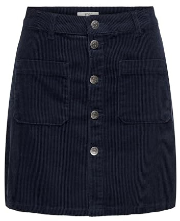 JDY Jdyshiraz Corduroy Skirt PNT Noos | Mini, Casual, Bei max. 30 grad waschen