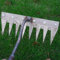 Rastrello da giardino resistente in acciaio al carbonio 5/6/7/8, rastrello per erbacce, rastrello da giardino in ferro per diserbo e prato, rastrello in ferro per giardinaggio e diserbo