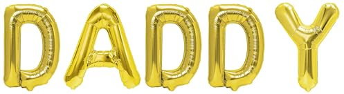 Party Austria Folienballon Schriftzug 35cm Höhe Buchstabenballon Mama/Papa/Oma/Opa Luftballon (Daddy)