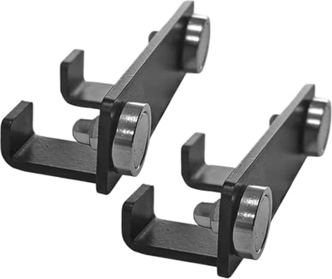 Magnetischer Standbohrmaschinen-Bohrfutterschlüsselhalter 2 Stück | Metall-Wandhalterung für Bohrfutterschlüssel für Standbohrmaschine Drehbank Holzbearbeitung Garage Zuha