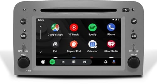 6,2 Zoll Touchscreen Radio für Alfa Romeo 147 GT, Apple CarPlay, Android Auto, Android 14 Navigation, WiFi, Backup Kamera Unterstützung, Netflix, Spotify (128GB)