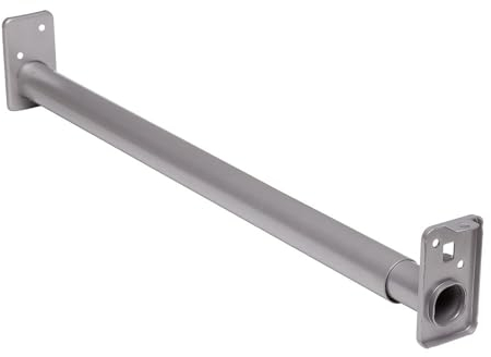 Knape & Vogt Closet Pro HD RP0022-18/30 Tringle de Placard réglable, 45,7 cm à 76,2 cm, Platine