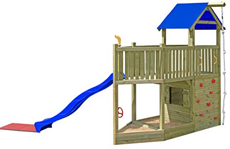 Gartenpirat Spielturm Schiff aus Holz für Kinder im Garten