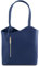 Tuscany Leather Patty - Schultertasche aus Saffiano Leder - TL141455 (DUNKELBLAU)