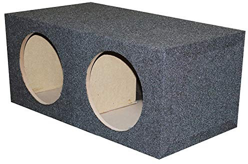 Qpower QMPSQ12E EMPTY WOOFER BOX (2)12 QPOWER SQUARE STYLE; *MSPQ12E*