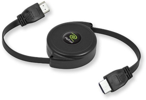 ReTrak EUCABLEHDAA Câble HDMI pour iPhone/iPod/iPad/Télévision/Ordinateur Portable 1,52 m Noir