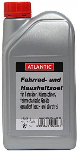 Atlantic Fahrrad-und Haushalts-Öl 238 U, Silber, 1 L