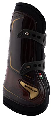 Acavallo Gamaschen Opera Gel Lined Elastic Größe: 3 Farbe: braun/Gold
