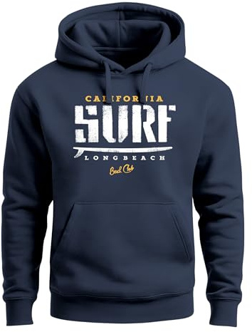 Neverless Hoodie Herren Surf Kapuzen-Pullover Männer