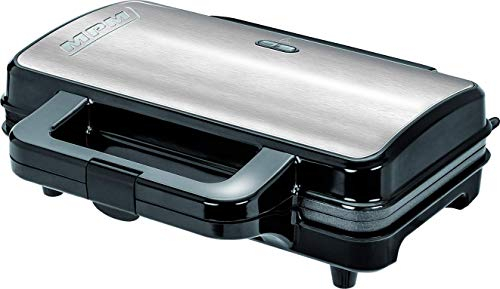 MPM MGO-20M Gofrera Profesional para 2 gofres Belgas gruesos, placas antiadherente, temperatura automática, carcasa acero inox, 1000W