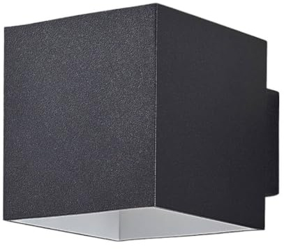 Arcchio Wandleuchte, Wandlampe Innen Zuzana (Modern) in Schwarz aus Metall (1 flammig G9) - Wandstrahler Wandbeleuchtung Schlafzimmer/Wohnzimmer Licht nach oben & unten Wohnzimmerleuchte