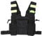 Walkie Talkie Brusttasche, Reflektierendes Band Brustgeschirr Front Pack Pouch Holster Tragetasche für Zwei-Wege-Radios Walkie Talkie